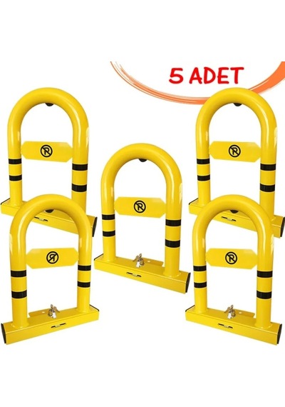 Otopark Bariyer Sistemi Master Gömme Kilitli Yatar Park Bariyeri Direği 5 Adet