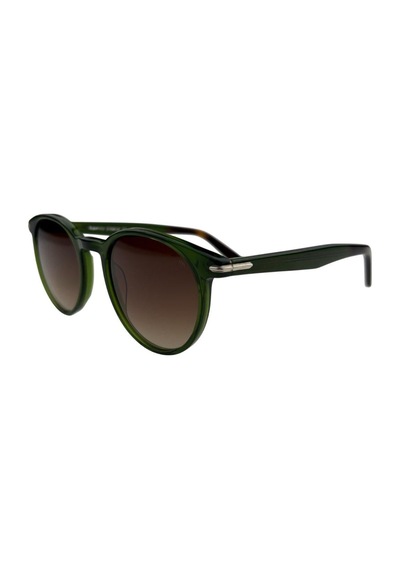 Superstep St 853 C05 52 Unisex Oval Yeşil Kemik Güneş Gözlüğü Yeşil