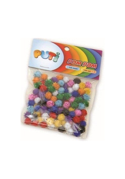 Pom Pom Metalik 10 Mm 100 Lü 4476