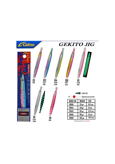 Owner Cultiva 31856 Gekito Jig 25G 8.5Cm Renk 01 Pink