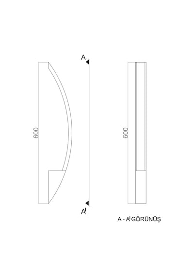 Tra74217 Eco 60 Cm Led Aplik Arrow Ilık Beyaz