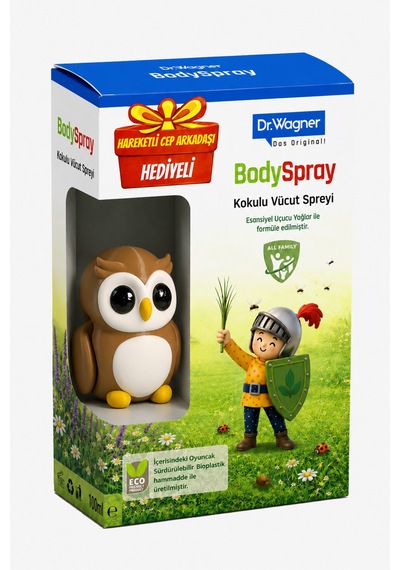 Sivrisinek ve Kene Kovucu Sprey %100 Doğal Yağlardan, Bebek ve Çocuk Dostu 100 ML + Oyuncak