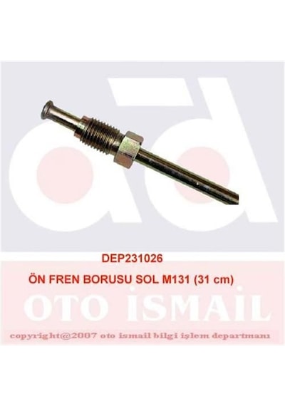 Depar 1026 - Ön Fren Borusu Sol M131 31 Cm