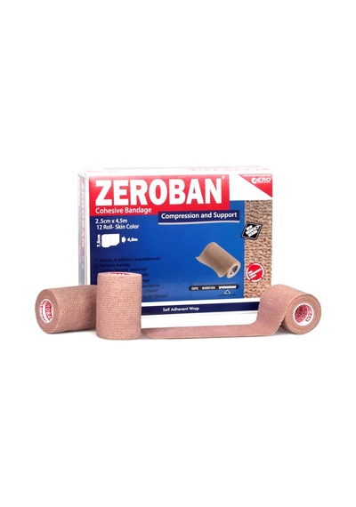 Zeroban Coban Bandaj 2.5 CM x 4.5 M Ten Rengi