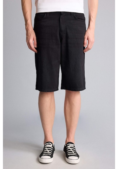 Defacto Baggy Fit Bermuda Şort G4193ax26smnm40 Siyah-nm40