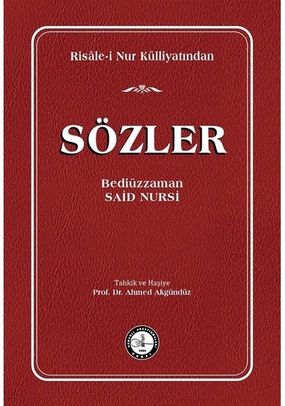 Sözler Ciltli / Bediüzzaman Said Nursi