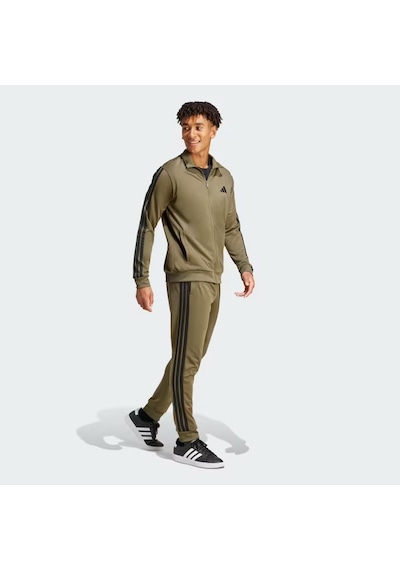 Adidas Sportswear Basic 3-stripes Tricot Erkek Eşofman Takımı Jı8854 Haki