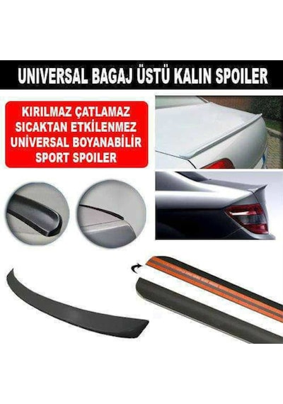 Universal M3 Spoyler Bagaj Üstü Rüzgarlık Sedan Araçlara