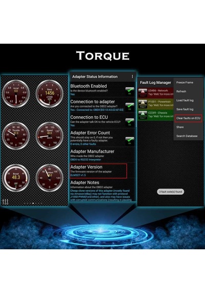 Obd2 V1.5 Pic18f25k80 Çipli Bluetooth Türkçe Araç Arıza Tespit Cihazı