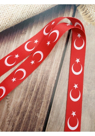 Türk Bayrağı Kırmızı Kart Askısı Yaka Kartı Boyun Askı Ipi Telefon Askısı