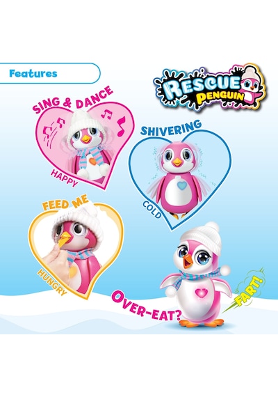 Silverlit Rescue Penguin 88651 - Pembe