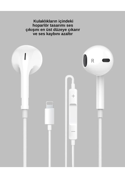 Hepsi Ergonomik Tasarımlı Stereo Ses Performanslı Kablolu Kulaklık Yeni Nesil Najmaddin