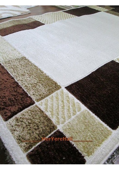 Eko Halı Shaggy 1219Cb Kahve 160X230 Cm