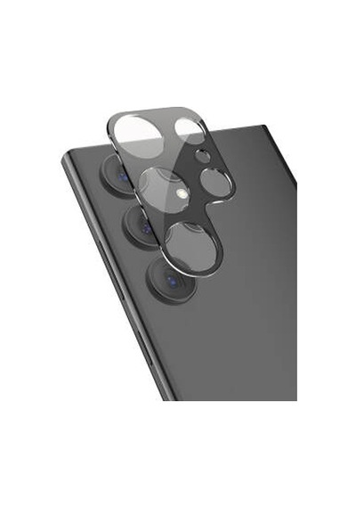 Lexroo Galaxy S24 Ultra 3d Kamera Camı - Siyah Siyah-