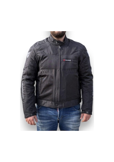 Venom Motosiklet Mont Erkek Siyah Dynamic Montu 4 Mevsim Bir Beden Büyük Tercih Ediniz