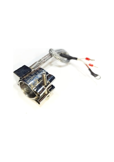 Kelepçe Meme Rezistans 25mm Çap-30mm Boy-100w-230v Zırhlı Kablolu