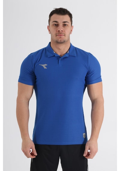 Diadora Alto Kamp Polo T-shirt Sax Saks Mavi