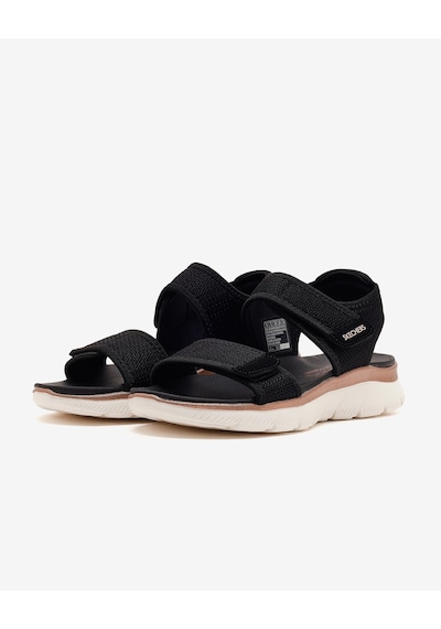 Skechers Summıts Kadın Siyah / Pembe Altin Sandalet 163158 Bkrg Siyah