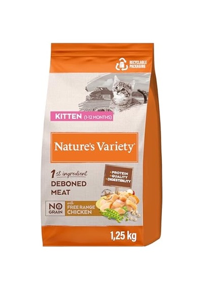 Cat No Grain Kitten Free Range Chicken 1,25kg 100 G