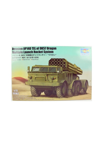 1/72 Rus 9p140 Kamyon Ve 9k57 Uragan Çoklu Füze Sistemi Maketi, Trumpeter 07180