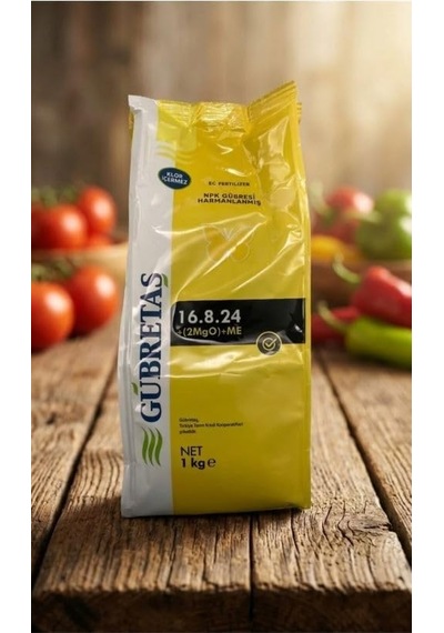 Tr Gübretaş 16.8.24+2mgo+me Yüksek Potasyumlu Meyve Büyütücü Toz Gübre 1 Kg 0,250