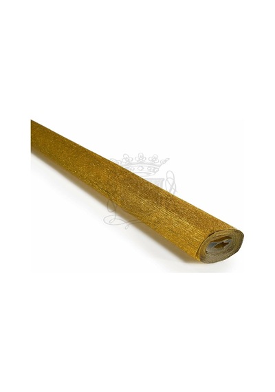 İtalyan Krapon Kağıdı No:911 - Metalik Altın 140 Gr. 50x250 Cm