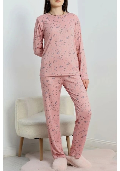 Seka Store Seka Pegasus Alt Üst Aynı Pijama Takımı Pudragri - 50749.1048. Çok Renkli