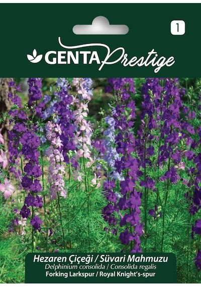 Genta Prestige Hazeran Çiçeği Suvari Mahmuzu Delphinium Conso