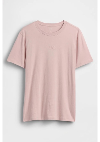 Gap Erkek Everyday Soft Mini Logo Açık Pembe T-shirt-14305 Gap Erkek Everyday Soft Mini Logo Açık Pembe T-shirt-14305