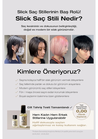 Dashu Pro Airy Polish Oil Saça Parlak Ve Islak Bir Görünüm Sunan Bitkisel Özler İçeren Saç Yağı 30 ML