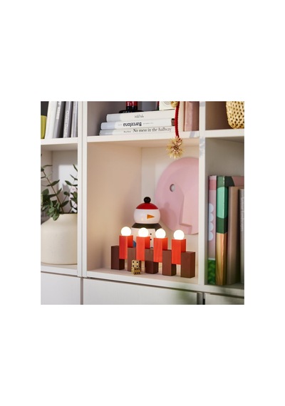 Ikea Stråla Dekoratif Aydınlatma 14 Cm Kırmızı