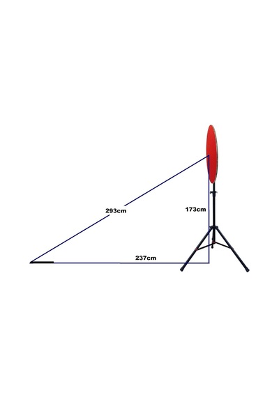 Ayrex Dartsan Raf Düzenekli Tripod Ayaklı Dart Arkalık Stand Seti. Siyah Renk