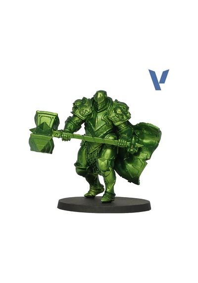 Vallejo 77135, 18 Ml. Amber Green Base True Metallic Metal Maket Boyası Standart