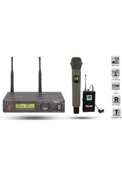 Roof R-1200 1El 1Yaka Uhf Dıjıtal Iki Kanal Wırelles Mıkrofon