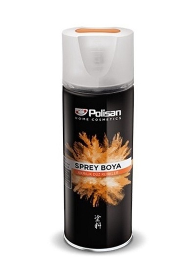 Polisan Akrilik Sprey Mat Siyah-ral 9004 400 Ml