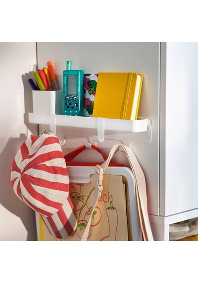 Ikea Altarlıden Askı, Beyaz, 13x36.5 Cm