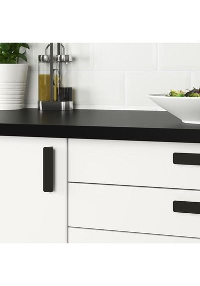 Ikea Hackås Kulp, Antrasit, 100 Mm, 2 Adet