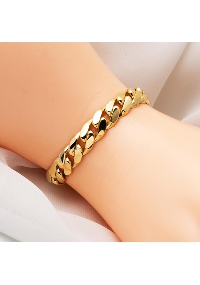 Bilezikci 14 Ayar Altın Gurmet Zincirli Bileklik BLVRY14K22176 Sarı Altın