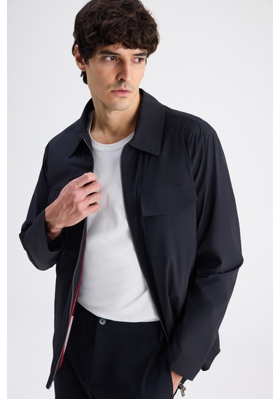 D's Damat Ds Damat Regular Fit Siyah Düz Mont 6hc071521050m Çok Renkli