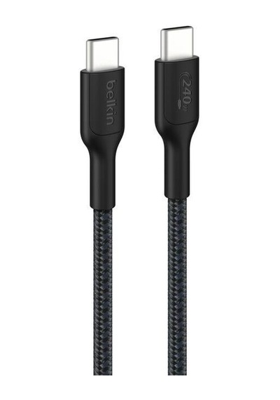 Belkin Cab025hq1mbk Boostcharge Pro 240w Usb-c To Usb-c Örgülü Kablo 1m - Siyah