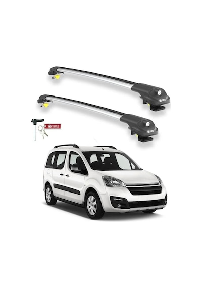 Turtle Citroen Berlingo 2008-2018 Ara Atkı Air1 Gri