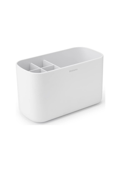 Banyo-caddy, Plastik, Beyaz, Tek Beden Siyah