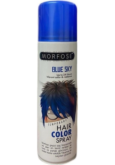 Morfose Renkli Saç Spreyi - Geçici Boya 150 Ml