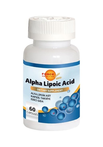 Force Nutrition Alpha Lipoic Acid 60 Kapsül Alfa Lipoik Asit