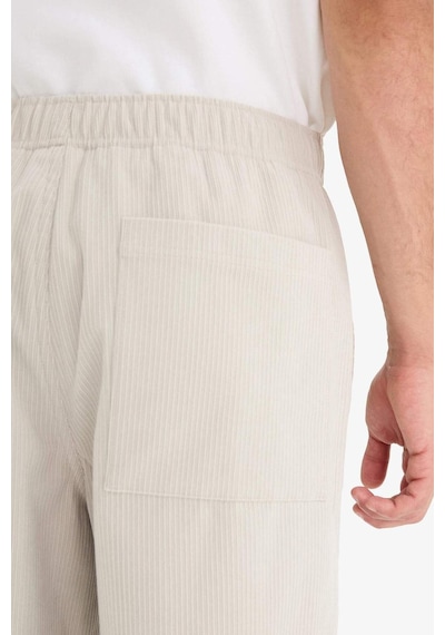 Defacto Wide Leg Geniş Paça Fitilli Kadife Pantolon F2042ax25wnbg766 Bej