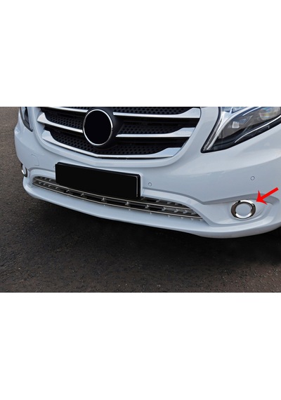 S-dizayn Mercedes Vito W447 Krom Sis Farı Çerçevesi 2 Prç. 2014-2020