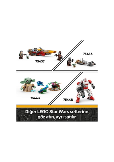 LEGO® Star Wars™ Mandalore Kuşatması Savaş Paketi 75449 - 6 Yaş ve Üzeri Çocuklar için Yaratıcı Oyuncak Yapım Seti (116 Parça)