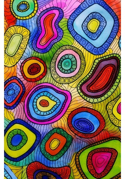 Nova 1000 Parça Renkli Kabarcıklar Puzzle - 41016