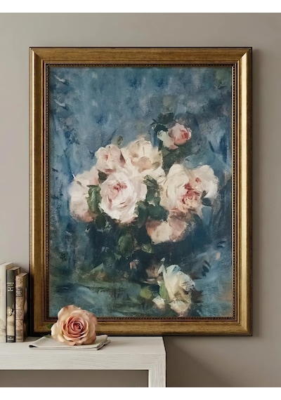 Gold Çerçeveli Vintage Büyük Boy Yağlı Boya Dokulu Tablo 50x70 Resim Ölçüsü 60x80 Çerçeve Klasik Gül Sanat Eseri Dekoratif Salon Duvar Tablosu Gold Çerçeveli Vintage Büyük Boy Yağlı Boya Dokulu Tablo 50x70 Resim Ölçüsü 60x80 Çerçeve Klasik Gül Sanat Eseri Dekoratif Salon Duvar Tablosu