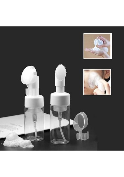 Yüz Temizleme Köpüğü Şişesi 150 Ml Silikon Fırçalı Köpük Dispenseri